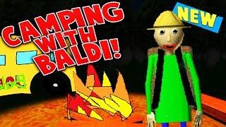 GOING ON A CAMPING FIELD TRIP WITH BALDI?! (*NEW* OFFICIAL BALDI GAME!) | Baldi's Basics Gameplay