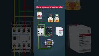 phase failure and phase sequence protection #electronic #electonicmusic #electrician