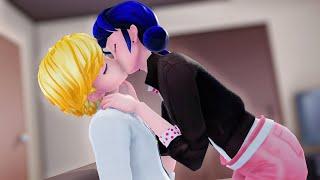 【MMD Miraculous】Love Moment  (Adrienette)【60fps】