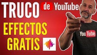 Cómo Descargar Efectos de Sonido Gratis. Truco Rápido de YouTube.