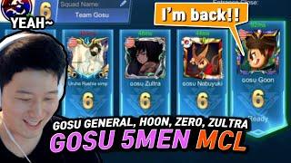 5men MCL Old Gosu members are back! | Mobile Legends