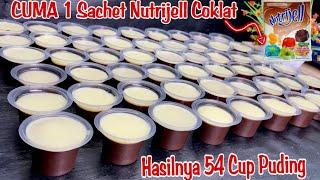 PUDING COKLAT VLA VANILA‼️ CUMA 1 SACHET NUTRIJELL JADINYA BANYAK BANGET