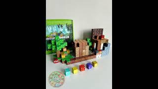 Реальный Майнкрафт?  Магнитный конструктор удивляет! #minecraft #майнкрафт #lego