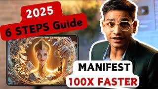 Manifest 100X Faster In 2025 | 6 STEPS INSANE LOA DAILY ROUTINE || Rishabh Gautam