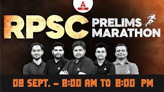 RPSC PRELIMS 2024 | MAHA MARATHON | All Subject MOST IMP Questions | ADDA247 PCS