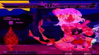 KOF MUGEN Oni-Miko-R vs Limiter Cut Broly (12P)