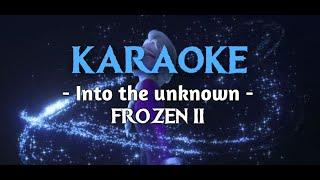 Into the unknown (From: Frozen 2) | Karaoke - With siren voice