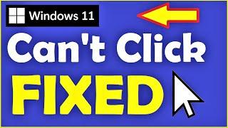 Windows 11 Can't Click ?? How to Fix Mouse Can Not Click Problem in Windows 11