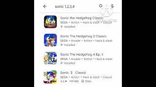 sonic 3 is on play store! download now