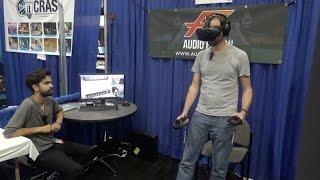 On teste le studio en réalité virtuel de Audio Fusion [AES 2016]