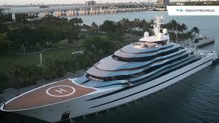 $300 Million Walmart Heiress Mega Yacht "KAOS" by OCEANCO  361 ft!