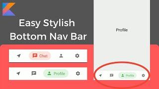 Easy Stylish Chip Bottom Navigation Bar Tutorial in Android Studio 2020