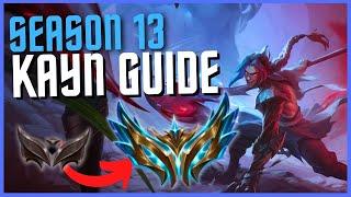 *NEW* Season 13 CHALLENGER Kayn Guide | PATHING, BUILDS, COMBOS, AND MORE - League of Legends