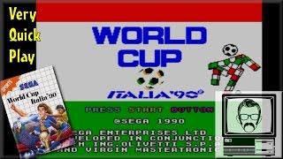 World Cup Italia '90 Master System Quick Play | Nostalgia Nerd