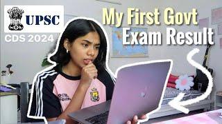 I Gave My First Govt Job Exam! My UPSC CDS 2024 Written Results  #upsc #upscexam #cds