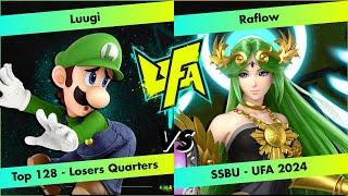 UFA 2024 SSBU - Luugi (Luigi) vs Raflow (Palutena) - Top 128 Losers Quarters - SSBU Singles