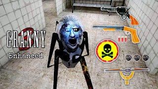 Using All Weapons To Kill Overpowered Spider Angeline In Granny 3 New Update | Granny 3 Enhanced