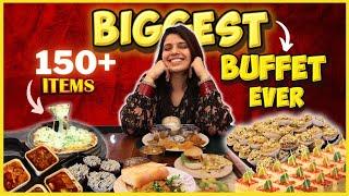 150+ Item Biggest Buffet in Delhi NCR at Barbeque Times ( Sushi inside Buffet )️