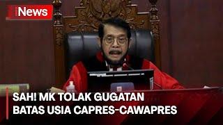 Tok! MK Tolak Gugatan Batas Maksimal Usia Maksimal Capres-Cawapres 70 Tahun