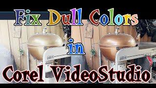 Fix Dull Colors from Corel VideoStudio and iPhone MOV Files