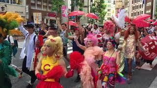 Scene from Tokyo Rainbow Pride Parade 2018 in Shibuya (part 3 of 3) [RAW VIDEO]