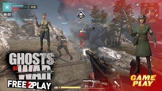 Ghosts of War: Battle Royale WW2 Shooting games  Gameplay  PC Steam [ Free to Play ] game 2021