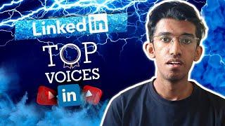 How I Got the TOP VOICE BADGE on LINKEDIN! Process Explained