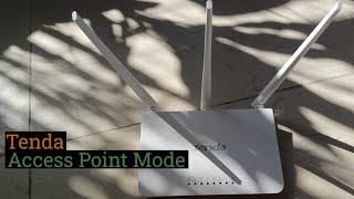 How to Set up Access Point mode for Tenda F3 Wireless N300 router (Tagalog)