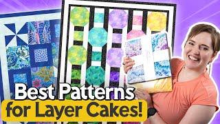 How to Use Layer Cakes with 3-Yard Quilt Patterns - The Perfect Match!