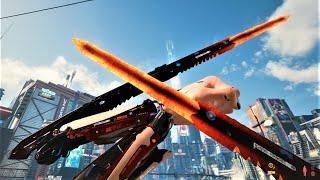 Cyberpunk 2077 - Mantis Blades & Katana Combat Gameplay