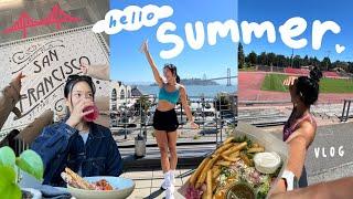SUMMER WEEK IN MY LIFE | Hybrid Workout Routine + Living in San Francisco! *a productive vlog*