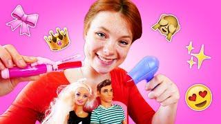 Video für Mädchen mit Barbie und Irene. 5 Folgen am Stück. Spaß mit Barbie