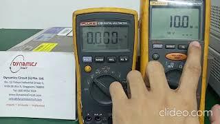 Fluke 1587 FC Insulation Multimeter Repair & Calibration by Dynamics Circuit (S) Pte. Ltd.