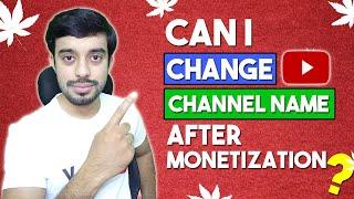 Can I Change My Youtube Channel Name After Monetization By Dmarketing Wall