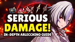 C0 Arlecchino is STRONG with these Artifacts & Weapons... (Arlecchino Build Guide)