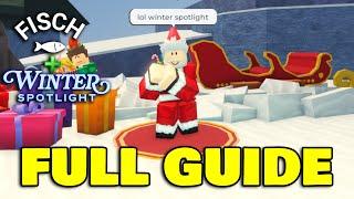 FULL GUIDE To COMPLETE SANTAS QUEST + Free UGC In FISCH Roblox