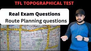 Topographical Skills Assessment Test 2021 ,Real Route planning Exam Questions July 2020 .