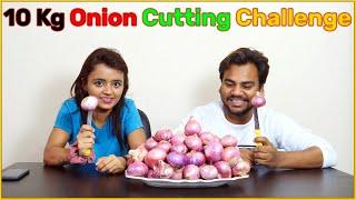 10 Kg Onion Cutting Challenge With Simran Verma (Chik Chik Boom ) | Funky Joker