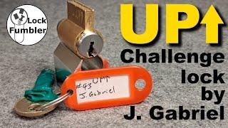 [161] Challenge from a master: "UP" a challenge lock by J. Gabriels