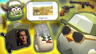  ALL SECRETS and BUGS in NEW UPDATE in Chicken Gun 3.8.01| Funny Moments