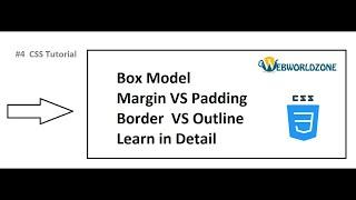 CSS Margin vs Padding | CSS Outline vs Border | Box-sizing | CSS Tutorial