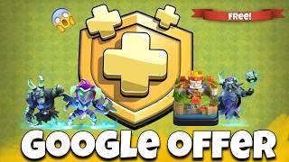 New Google Play Offer in Clash of Clasns | Free Gold Pass & Scenery