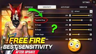 Free Fire Pro Player Best Sensitivity 2025| Best Headshot Sensitivity Free Fire | Free Fire Setting