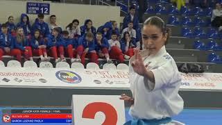 FINAL JUNIOR 2024 II BUI MAI LINH (FRA) vs GARCIA LOZANG PAOLA (ESP) II European Karate Championship