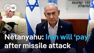 Israel vows retaliation for Iranian missile attack | DW News