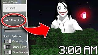 Do NOT Use the JEFF THE KILLER Seed in Minecraft Pocket Edition at 3:00 AM...