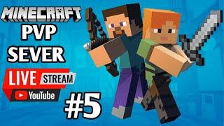 Playing in the best pvp server in Minecraft 24/7 #5 || Dracuu Playz is live!