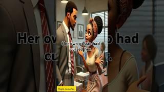 THE CURSE OF A GOSSIP:HER SHOCKING  FATE #folktales(Paapa cartoon animation @MichaelArcher-ru3pk)