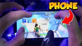 The BEST Fortnite Mobile PHONE PLAYER!? (Handcam Gameplay)