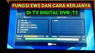 Fungsi fitur EWS dan cara kerjanya di TV DIGITAL DVB-T2